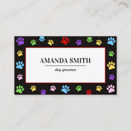 Tarjeta De Visita Professional Pet Grooming & Animal Care