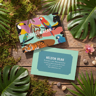 Tarjeta De Visita Professional  photographer bold chic