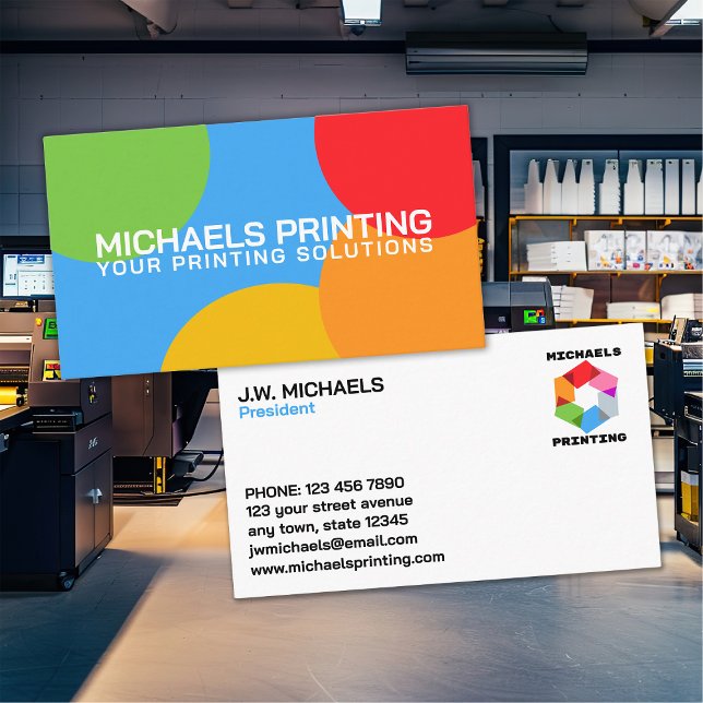 Tarjeta De Visita Professional Printing Company (Subido por el creador)