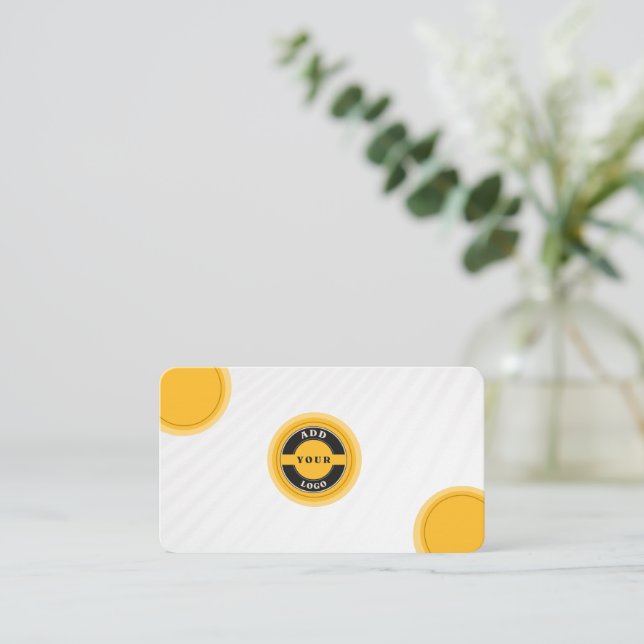 Tarjeta De Visita Professional QR Code Business Card (Anverso de pie)