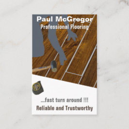 Tarjeta De Visita Professional Wood Laminated Flooring Business Card
