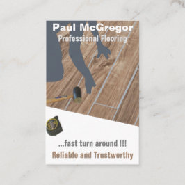 Tarjeta De Visita Professional Wood Laminated Flooring Business Card