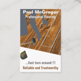 Tarjeta De Visita Professional Wood Laminated Flooring Business Card