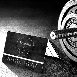 Tarjeta De Visita Programa de entrenamiento diario para entrenadores