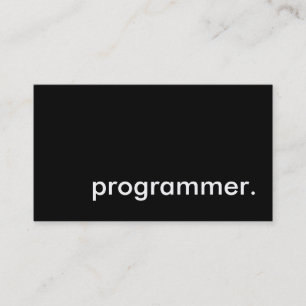 Tarjeta De Visita programador.