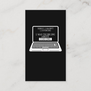 Tarjeta De Visita Programador divertido ingeniero informático diver