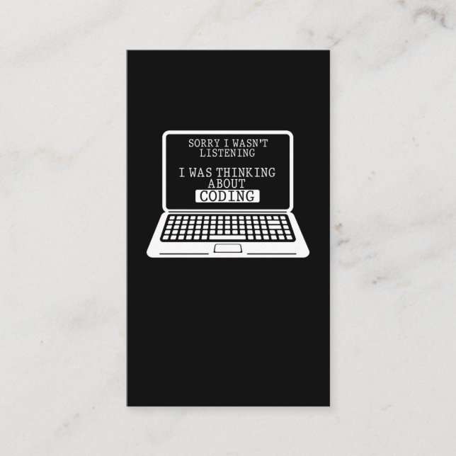 Tarjeta De Visita Programador divertido ingeniero informático divert (Anverso)