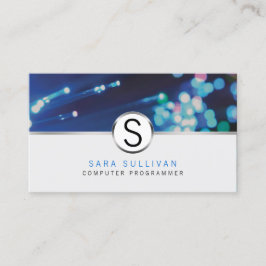 Tarjeta De Visita Programador informático Habilidades en tecnología