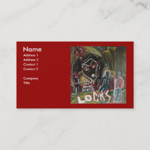 Tarjeta De Visita Prohibición del pavor II