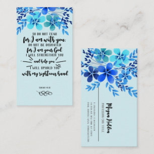 Tarjeta De Visita Promesas de Dios para cada necesidad - Isa. 41