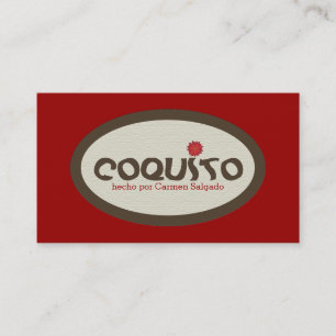 Tarjeta De Visita Promoción de Coquito