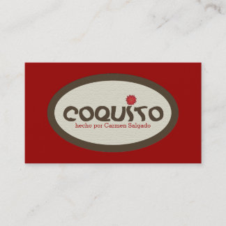 Tarjeta De Visita Promoción de Coquito