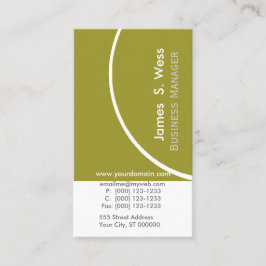 Tarjeta De Visita Promoción de diseño empresarial ecológico ecológic