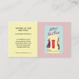 Tarjeta De Visita Promoción de Libro de Autor Personalizado YA Novel