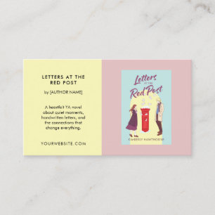 Tarjeta De Visita Promoción de Libro de Autor Personalizado YA Novel
