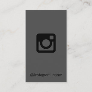 Tarjeta De Visita Promoción de medios sociales / Gris