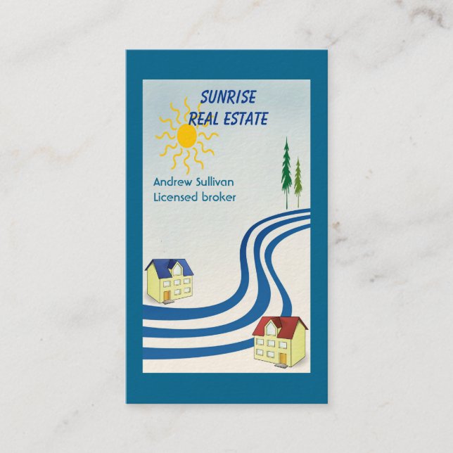 Tarjeta De Visita Propiedades inmobiliarias (Anverso)