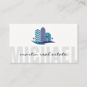 Tarjeta De Visita Propiedades inmobiliarias   Comercial