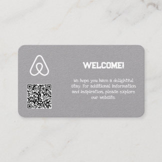 Tarjeta De Visita 🏠 Propietario de la propiedad Airbnb Personalizad