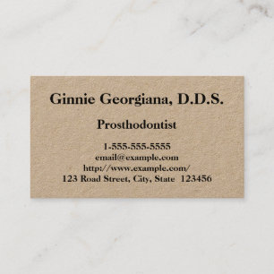 Tarjeta de visita prosodontista Personalizable
