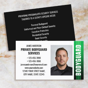 Tarjeta De Visita Protector de seguridad de los guardaespaldas ID Fo
