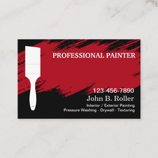 Tarjeta De Visita Protector moderno Guay profesional (Anverso)