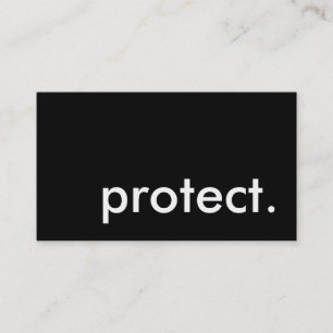 Tarjeta De Visita proteger.