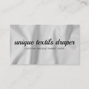 Tarjeta De Visita Proveedor de textiles de tela contacto
