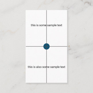 Tarjeta De Visita prueba de muestreo