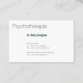 Tarjeta De Visita psicólogas
