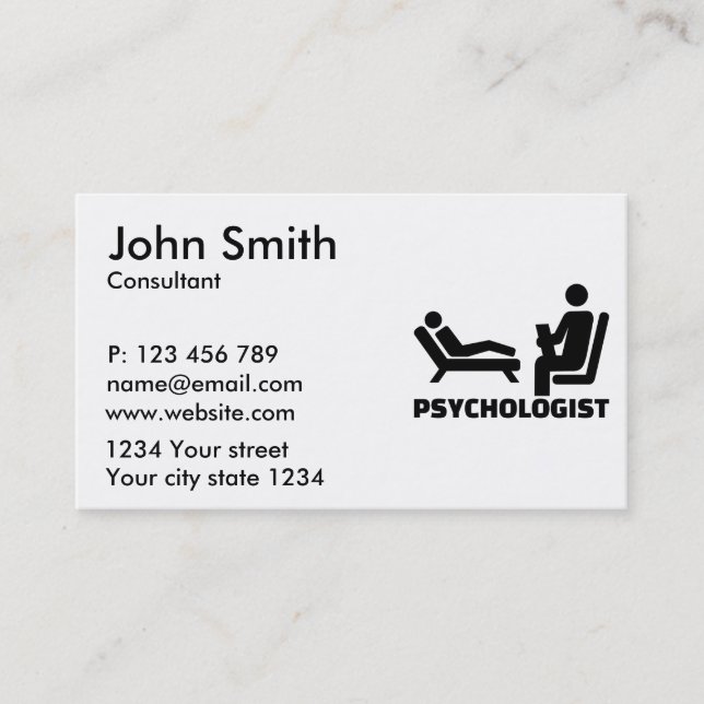 Tarjeta De Visita Psicólogo (Anverso)