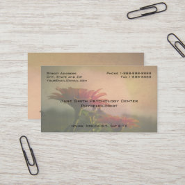 Tarjeta De Visita Psicólogo Consejero de Negocios