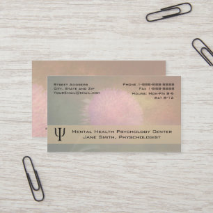 Tarjeta De Visita Psicólogo Consejero de Negocios