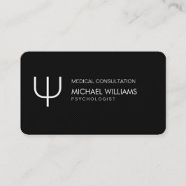 Tarjeta De Visita Psicólogo - Elegante profesional Simbolo