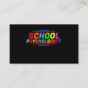 Tarjeta De Visita Psicólogo escolar - Regalo de psicología