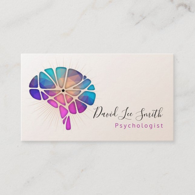 Tarjeta De Visita Psicólogo / Neuroólogo (Anverso)
