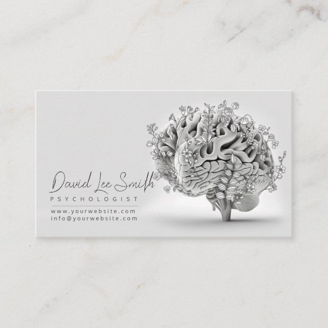 Tarjeta De Visita Psicólogo / Neuroólogo (Anverso)