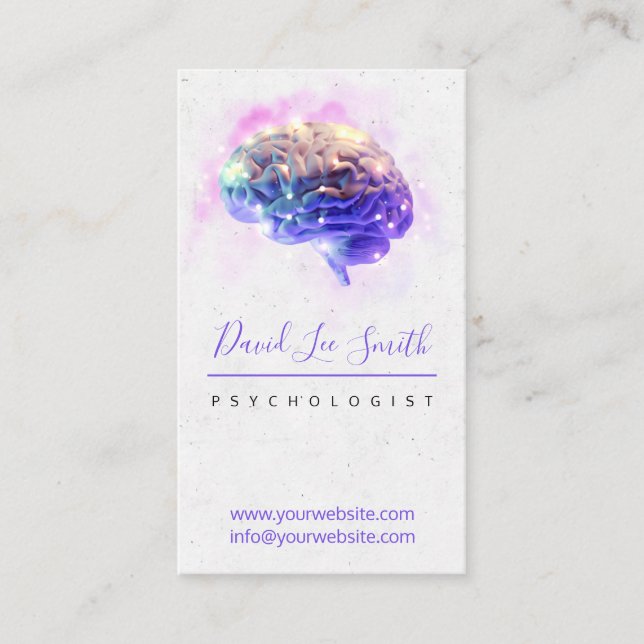 Tarjeta De Visita Psicólogo / Neuroólogo (Anverso)