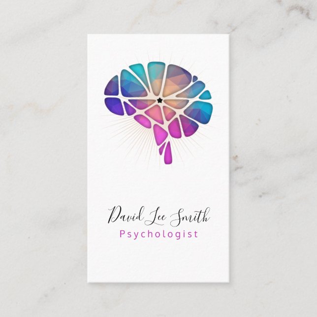 Tarjeta De Visita Psicólogo / Neuroólogo (Anverso)