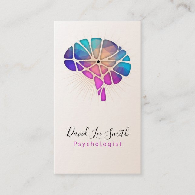 Tarjeta De Visita Psicólogo / Neuroólogo (Anverso)