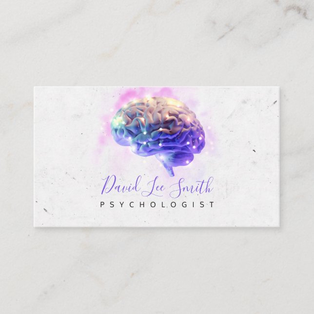 Tarjeta De Visita Psicólogo / Neuroólogo (Anverso)
