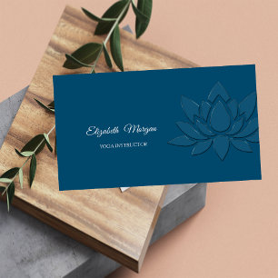 Tarjeta De Visita Psicólogo Profesional Elegante, Terapeuta, Loto