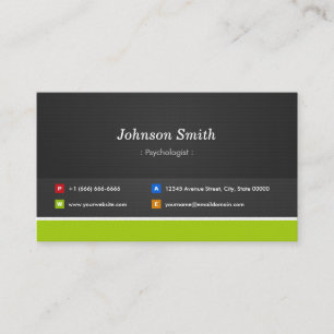 Tarjeta De Visita Psicólogo - Profesional y Premium