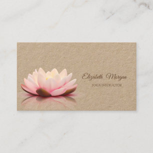 Tarjeta De Visita Psicólogo Terapeuta, Loto, Yoga