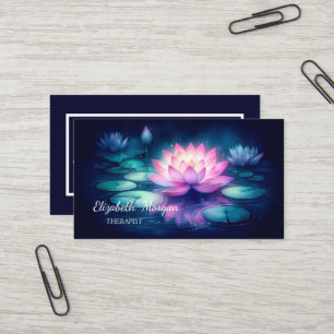 Tarjeta De Visita Psicólogo Terapeuta Paisajista de Loto