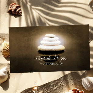 Tarjeta De Visita Psicólogo Terapeuta, Piedras Zen