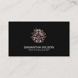 Tarjeta De Visita Psicólogo Terapia Consejero Psiquiatra Cerebro