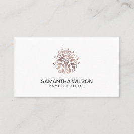 Tarjeta De Visita Psicólogo Terapia Consejero Psiquiatra Cerebro