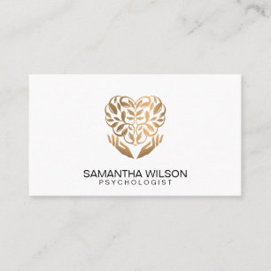 Tarjeta De Visita Psicólogo Terapista Psiquiatra Código QR Busina