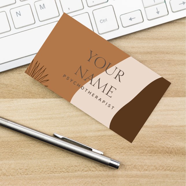 Tarjeta De Visita Psicoterapeuta Consejero Familiar Dibujó a Nature  (Subido por el creador)